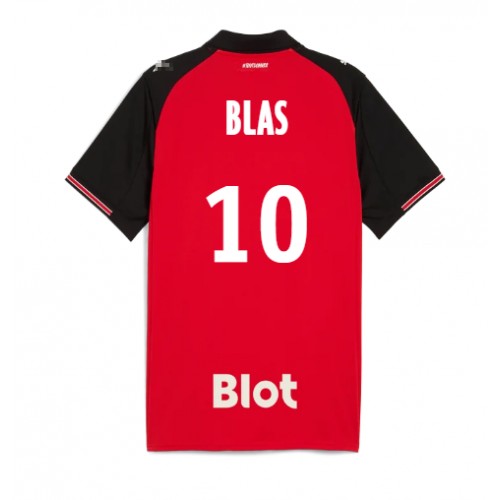 Stade Rennais Ludovic Blas #10 Hemmatröja 2025-26 Kortärmad Stade Rennais Ludovic Blas #10 Hemmatröja 2025-26 Kortärmad